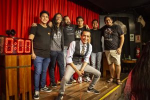 Finalistas en el Repechaje del Campeonato Nacional de Stand-Up Comedy: Favio Loli y Bryan Siancas